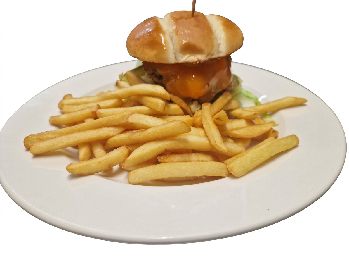Hamburger v Hospodě na Peci