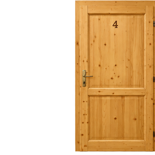 Dveře pokoje 4