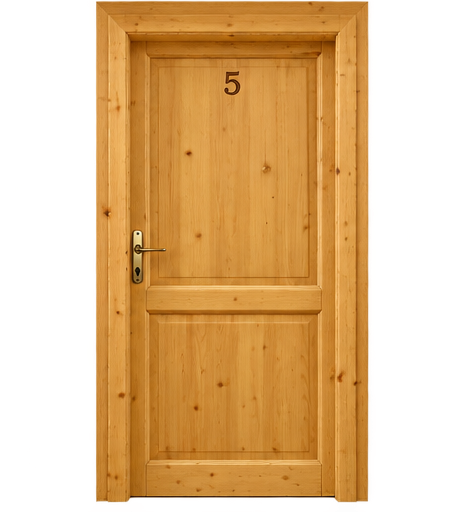 Dveře pokoje 5